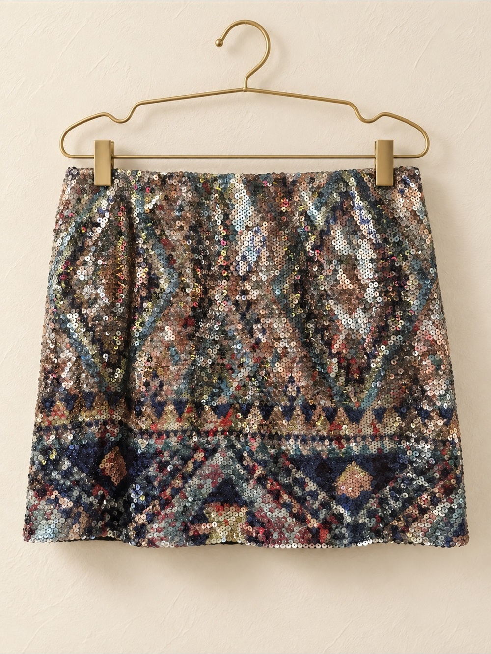 Forever 21 Multicolor Sequin Mini Skirt